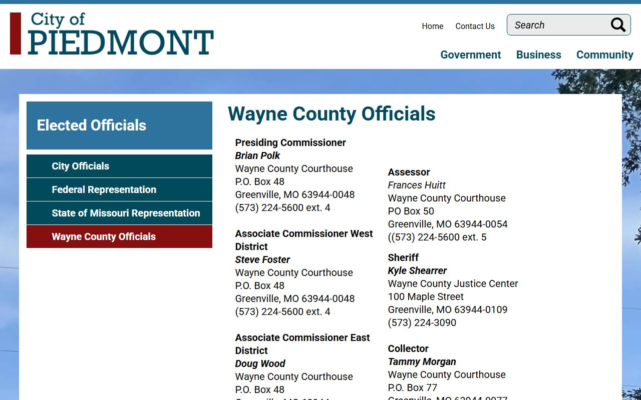 Wayne County inmate population sheriff and justice center official listing