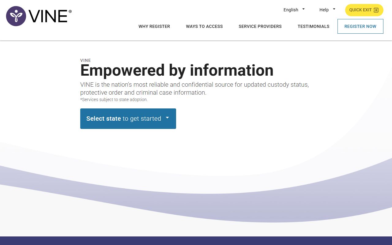 Wayne County inmate records Missouri VINELink MOVANS custody notification portal
